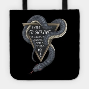 I Want To Survive This World - Ninth House Tote