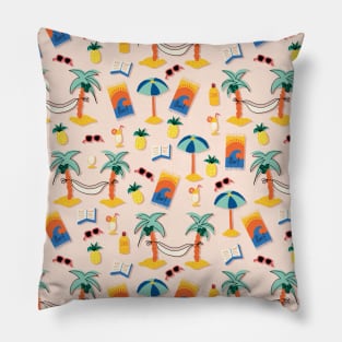 Relaxing Beach Day Pillow