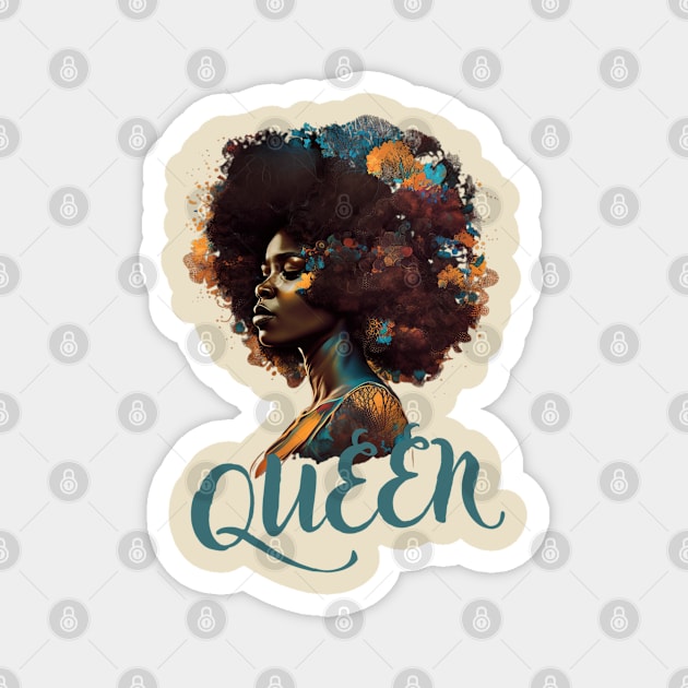 african savannah queen Magnet by Micapox