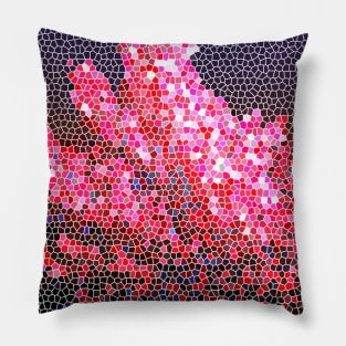 Pink coral artwork Pillow