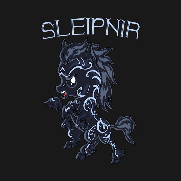 Galloping through the Nine Realms: Sleipnir, Odin's Steed by Holymayo Tee