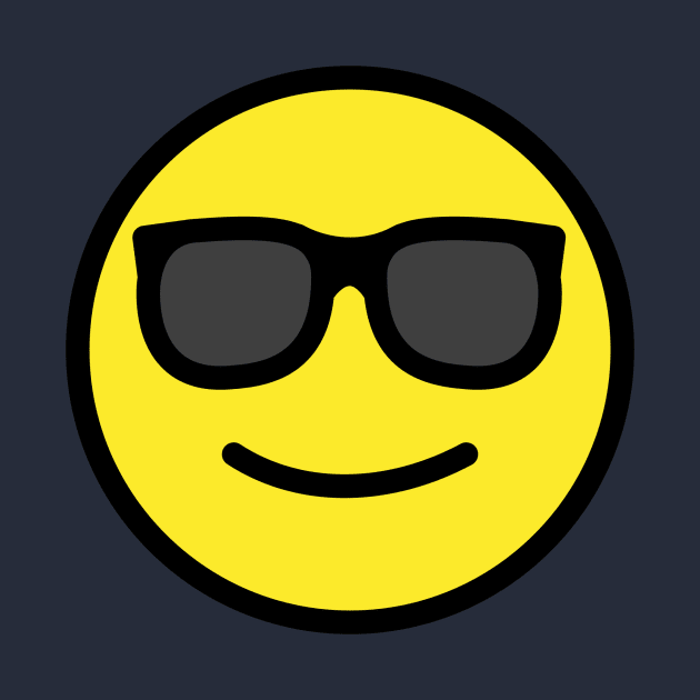 Sunglasses Emoji by Quotes2Wear