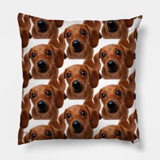 Cascade of Dachshund Puppies Pillow