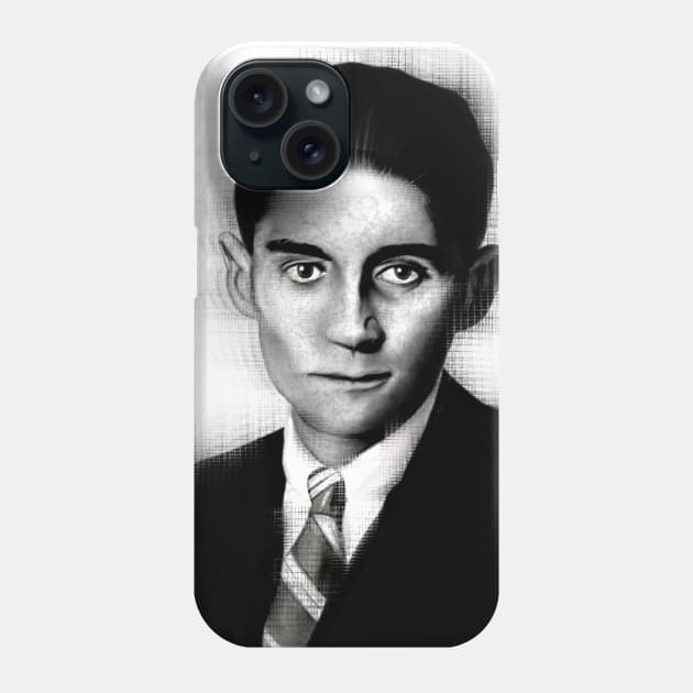 Franz Kafka Phone Case by SanFernandez