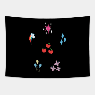 My little Pony - Elements of Harmony Cutie Mark Special Tapestry