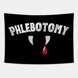 Phlebotomy - Funny Fangs Tapestry