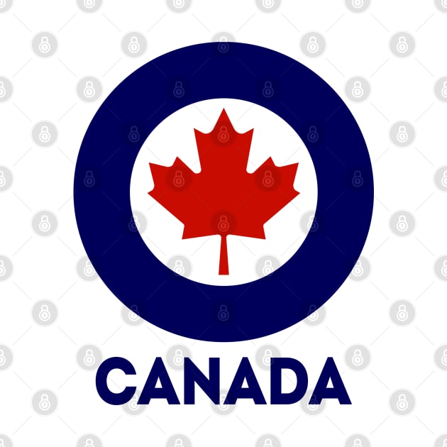 Canadian Military Roundel, RCAF, Royal Canadian Air Force. by VFR Zone