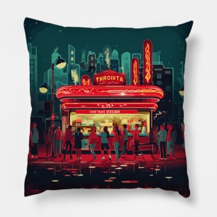 Hot dog Stand Pillow