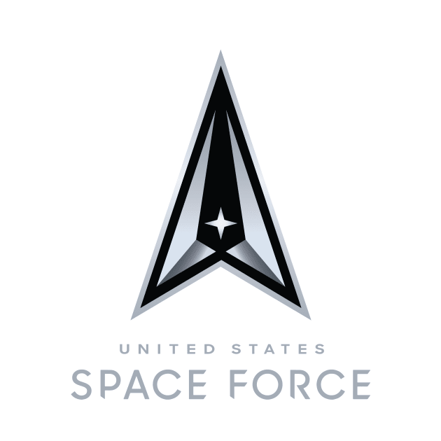 Space Force Official Logo - Black & White Version by SpaceForceOutfitters