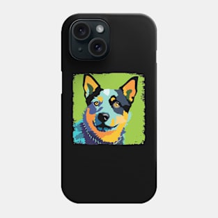 Australian Cattle Dog Pop Art - Dog Lover Gifts Phone Case