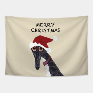 Greyhound Xmas Tapestry