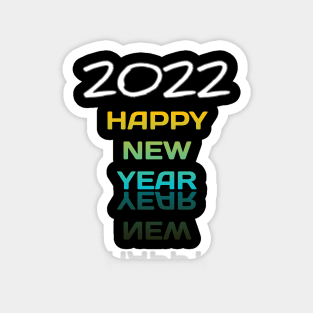 Happy New Year 2022 Magnet