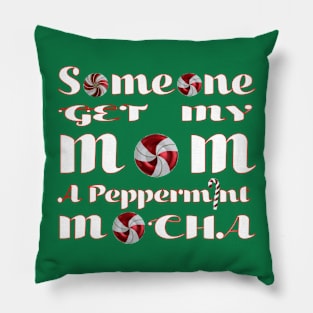 Peppermint Mocha Pillow