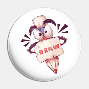 Draw Pencil artwork cartoon Pin