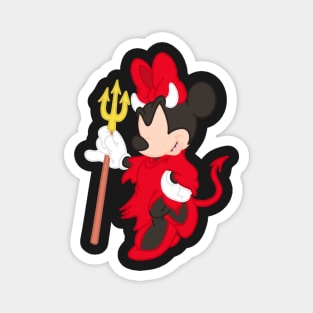 Devilish Minnie Magnet