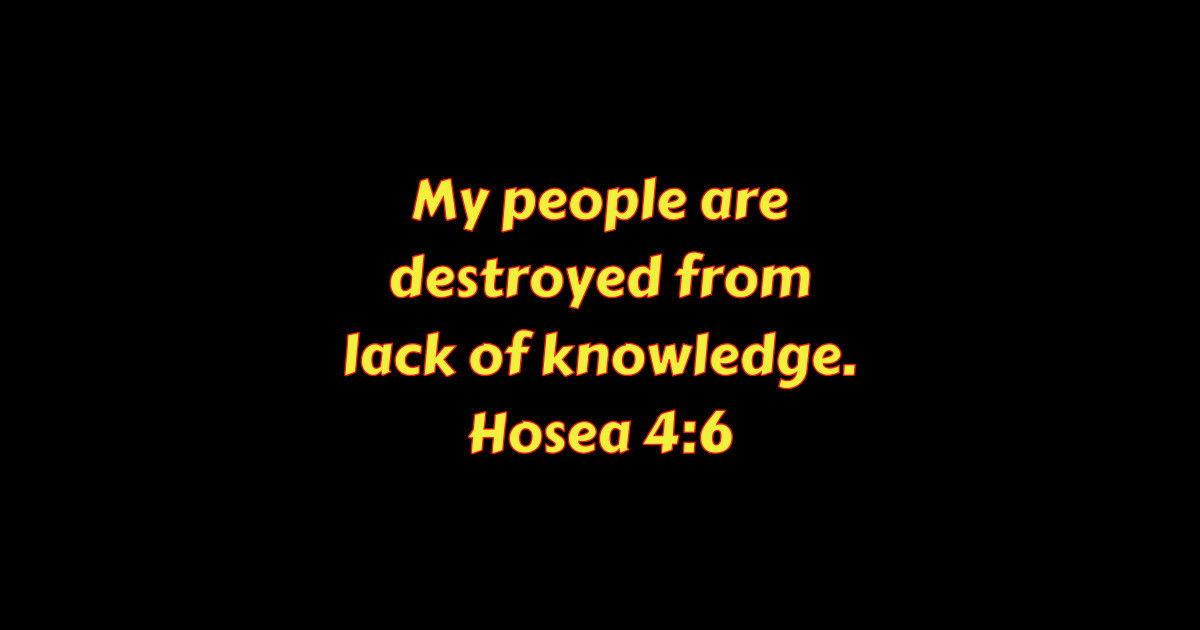 Bible Verse Hosea 46 Hosea 46 Posters and Art Prints TeePublic