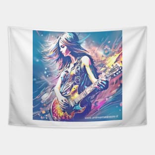 Girl who loves Hard Rock Tapestry