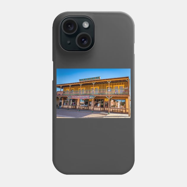 Allen Street in Tombstone, Arizona Phone Case by Gestalt Imagery