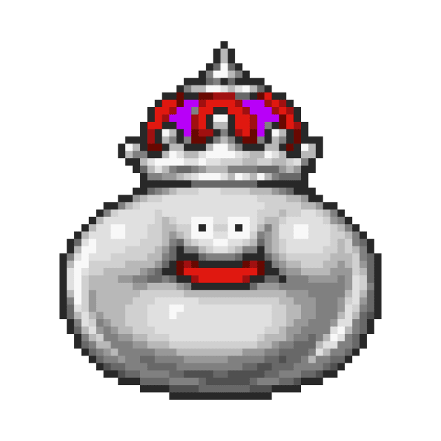 King Metal Slime Sprite by SpriteGuy95