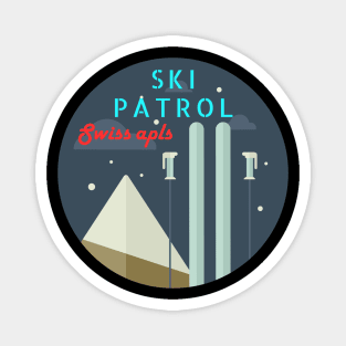 Ski patrol Magnet