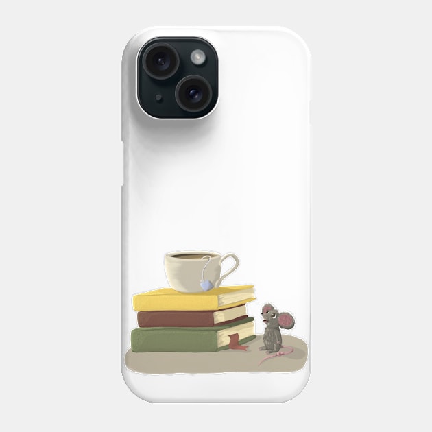 Library Mouse Phone Case by AllWriteHere