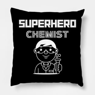 Superhero Chemist Pillow