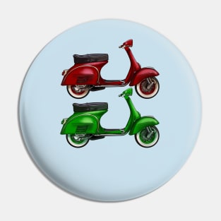 Motorroller Pin