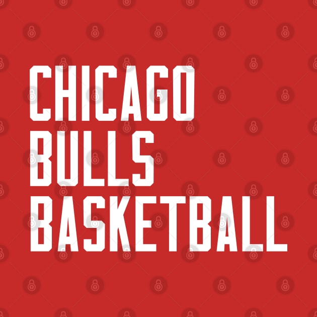 BULLS BASKETBALL by Buff Geeks Art