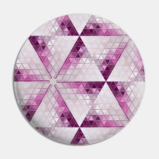 Ruby Gemstone Crystal Mosaic Tiles Pin