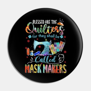 Blessed Are The Quilters Pin