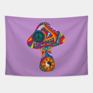 Psychedelic Mushroom Tapestry