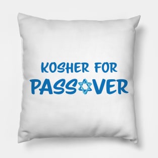 Kosher for Passover Design for Jewish holiday Pesach Star of David Pillow