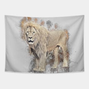 Lion Wild Animal Safari Africa Jungle Tapestry