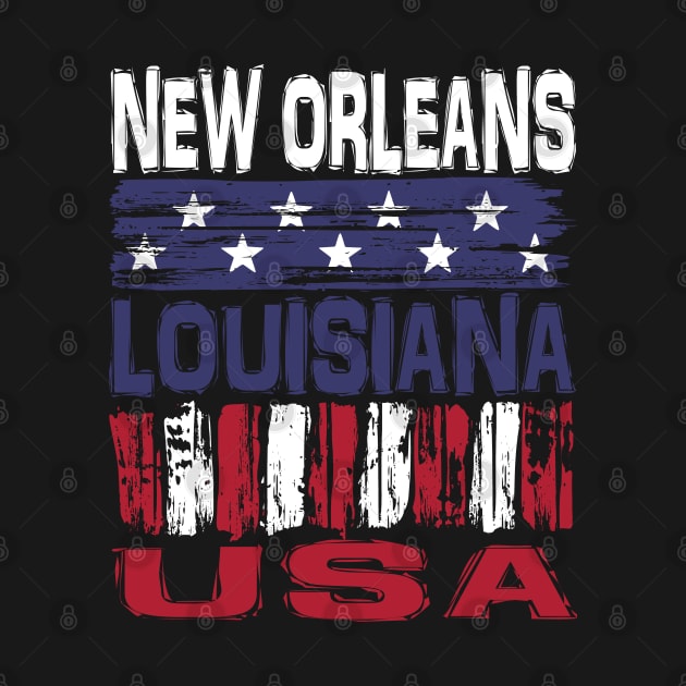 New Orleans Louisiana USA T-Shirt by Nerd_art