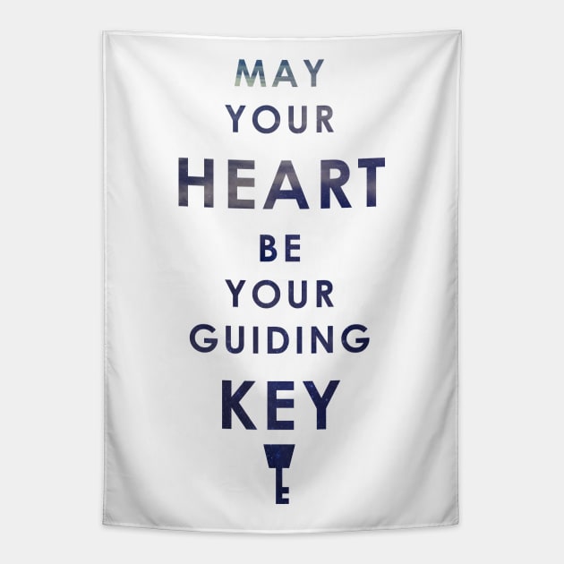 Kingdom Hearts - May your Heart be your Guiding Key Tapestry by GysahlGreens