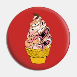 Ice Cream Heads Pin