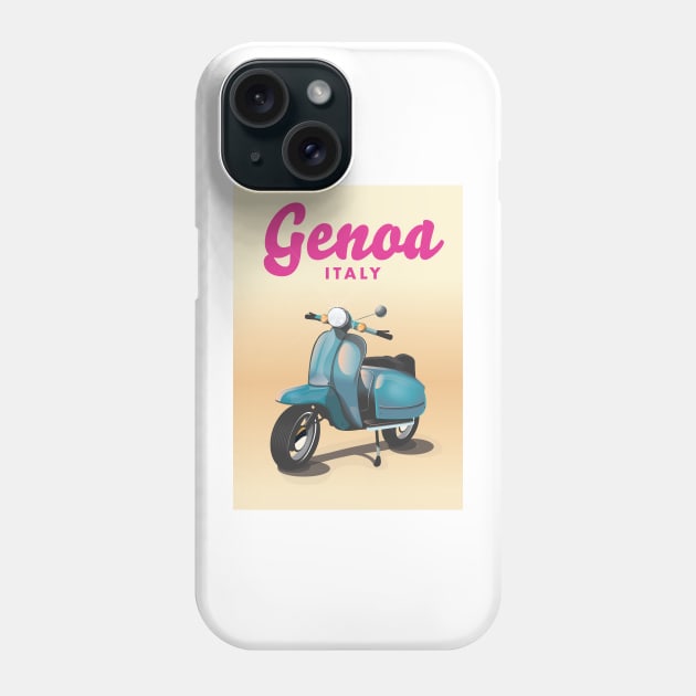 Genoa Italy scooter Phone Case by nickemporium1