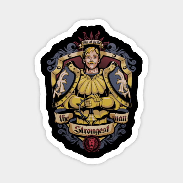 Escanor Seven deadly sins - Nanatsu no taizai - Holy Knight- Tattoo Crest of Lion Pride - Seven Deadly Sins - Magnet | TeePublic Escanor Seven deadly sins - Nanatsu no taizai - Holy Knight- Tattoo Crest of Lion Pride - Seven Deadly Sins - Magnet | TeePublic