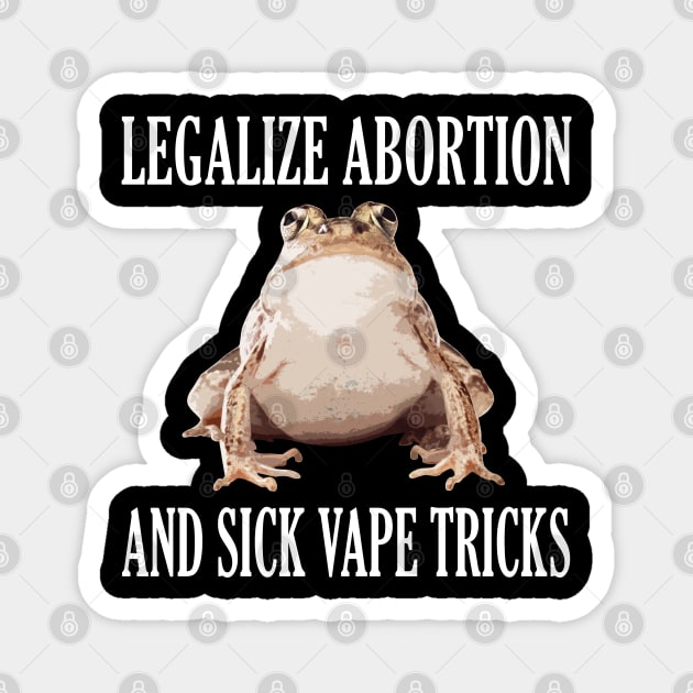 Legalize Abortion Frog Magnet by giovanniiiii