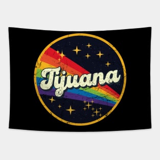 Tijuana // Rainbow In Space Vintage Grunge-Style Tapestry