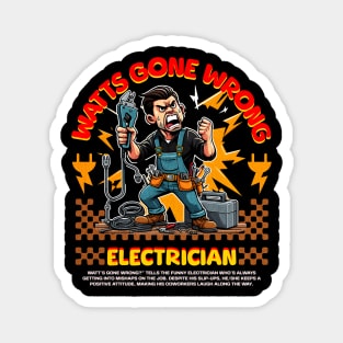 Funny Electrician Magnet