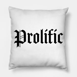 Prolific OE wht Pillow