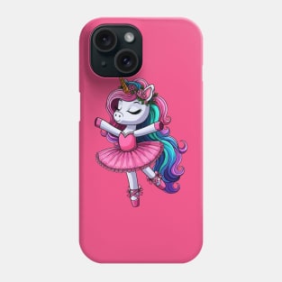 Ballet Unicorn Ballerina Phone Case