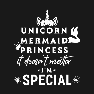 Unicorn Mermaid Princess T-Shirt