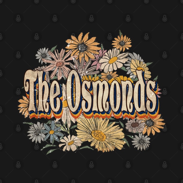 Retro Osmonds Name Flowers Limited Edition Classic Styles by BilodeauBlue