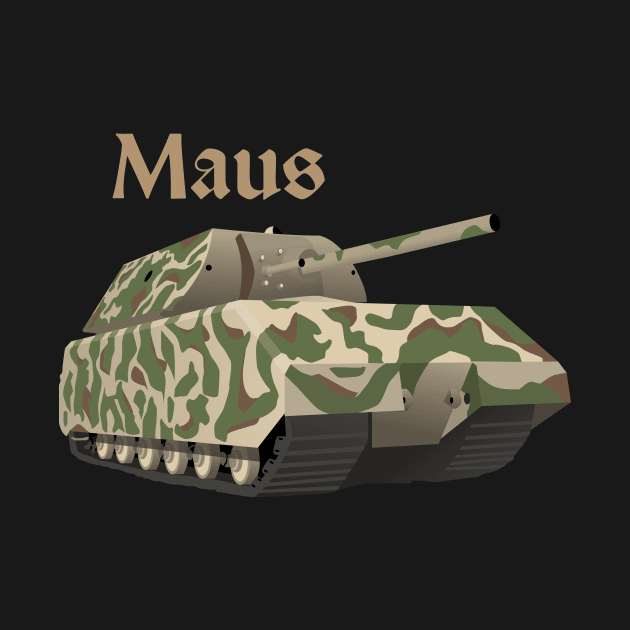 Panzer VIII Maus German WW2 Battle Tank by NorseTech