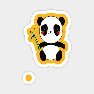 Cute Panda Bkr Magnet