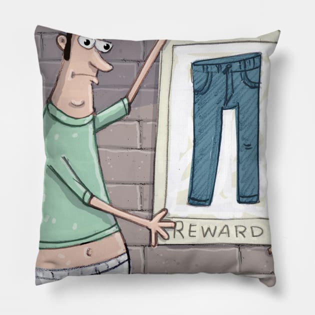 Missing Pants. Pillow by macccc8