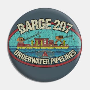 Barge 207 Offshore Pipelines 1958 Pin