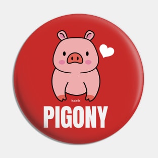 Isanella the pig Pin